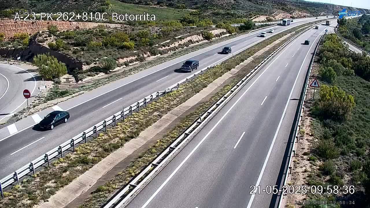 Traffic Cam Botorrita: Río Huerva - A-23
