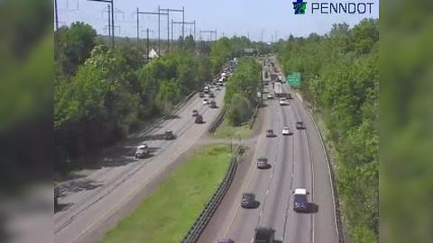 Traffic Cam Bensalem Township: I-95 @ MM 33.3 (GRANT AVE)