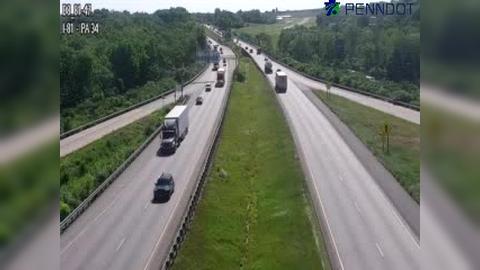 Traffic Cam Carlisle: I-81 @ EXIT 47 (PA 34 HANOVER ST)