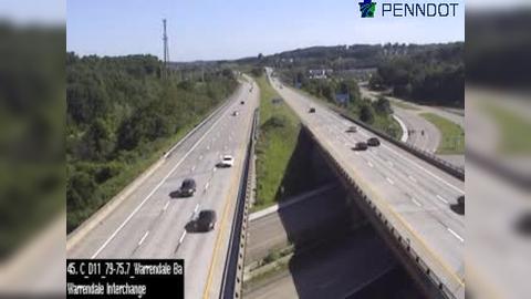 Traffic Cam Marshall Township: I-79 @ MM 75.7 (WARRENDALE BAYNE RD)