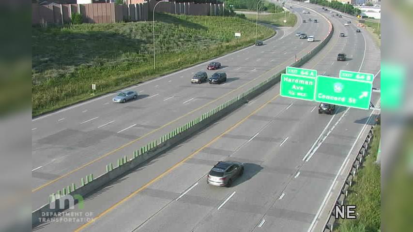 Traffic Cam South St. Paul: I-494: I-494 EB W of Concord St
