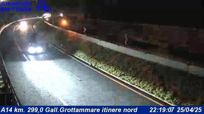 Preview delle webcam di Grottammare: A14 km. 299,0 Gall - itinere nord