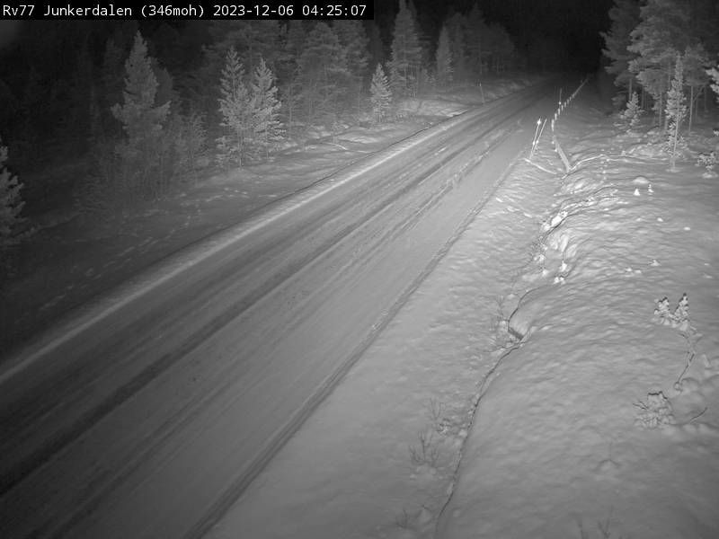Traffic Cam Junkerdal: R77 Junkerdalen (Saltdal)