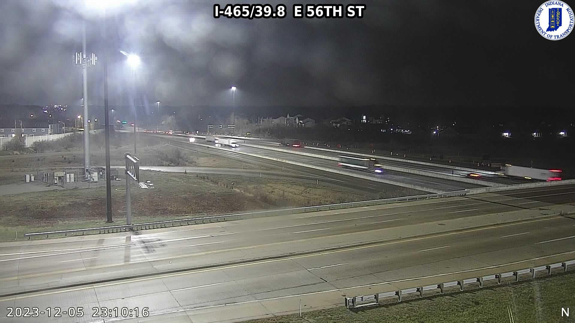 Traffic Cam Lawrence: I-465: I-465/39.8 E 56TH ST