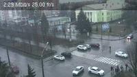 Poltava: view to Zhovtneva street (Полтава, вид на вулицю Жовтневу)
