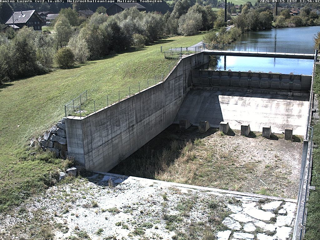 Malters: Tosbecken Holzrückhalt