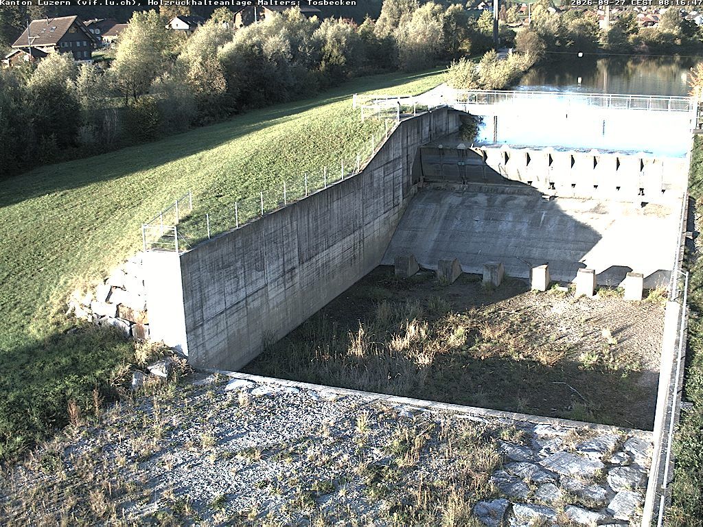 Malters: Tosbecken Holzrückhalt