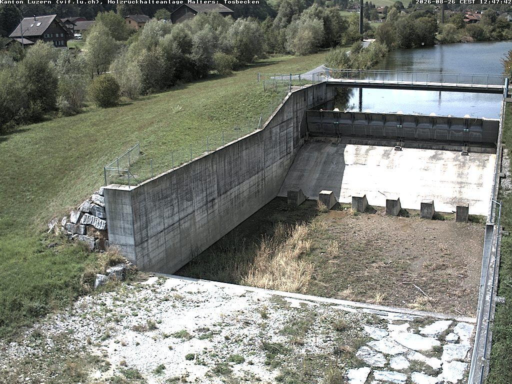 Malters: Tosbecken Holzrückhalt