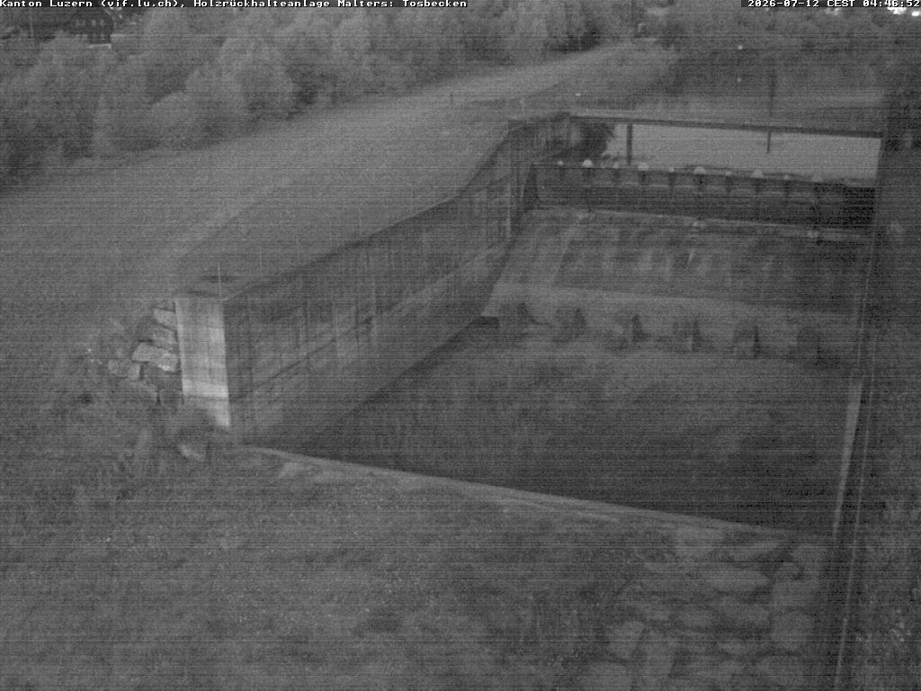 Malters: Tosbecken Holzrückhalt