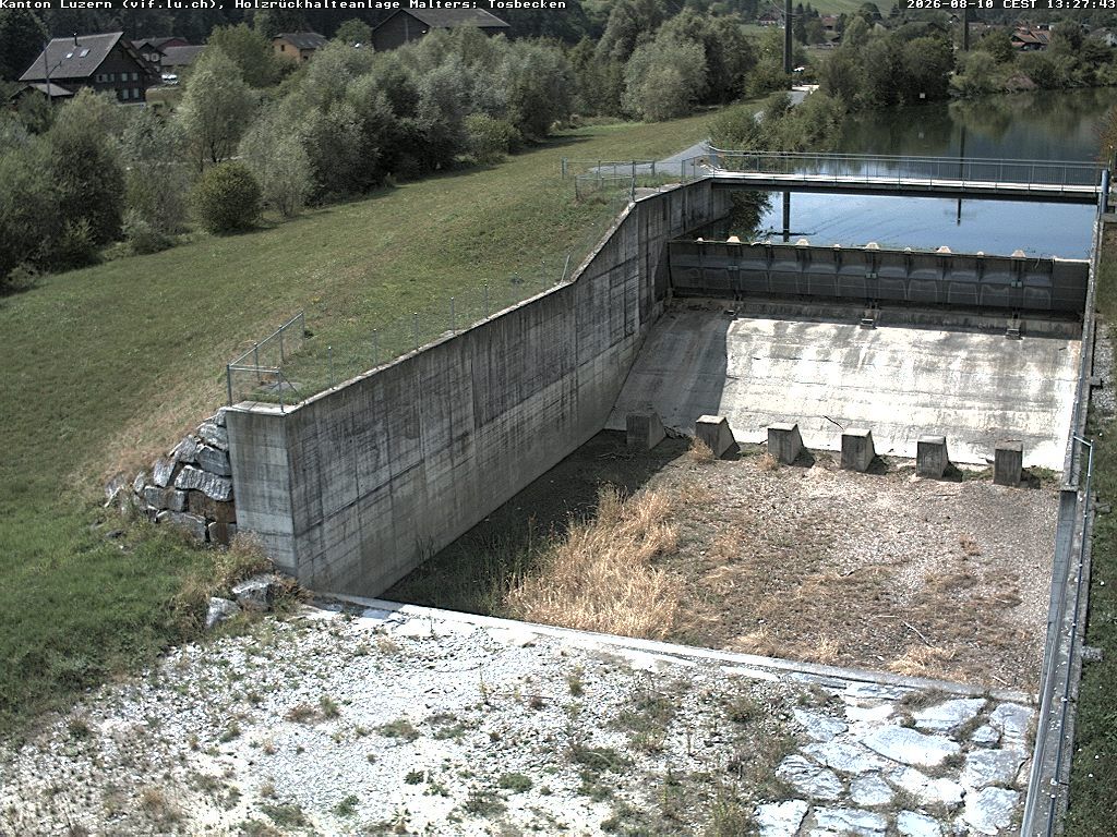 Malters: Tosbecken Holzrückhalt