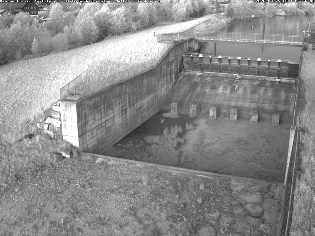 Malters: Tosbecken Holzrückhalt