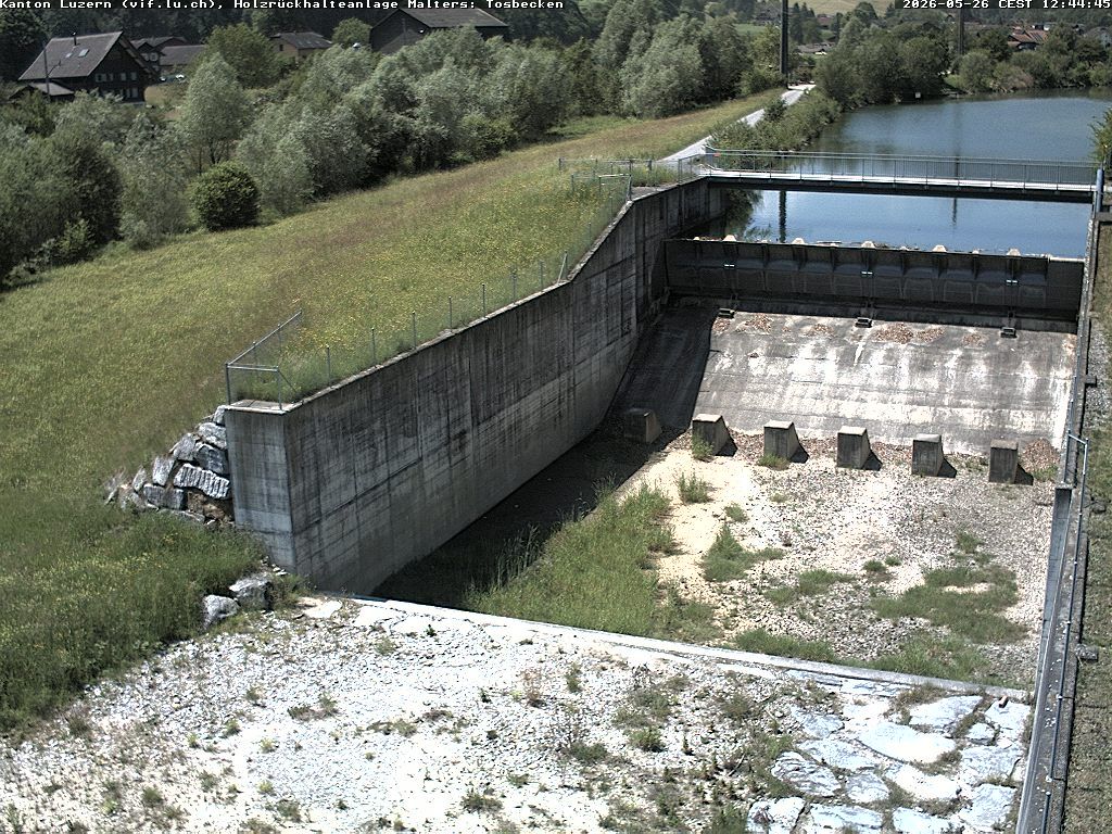 Malters: Tosbecken Holzrückhalt