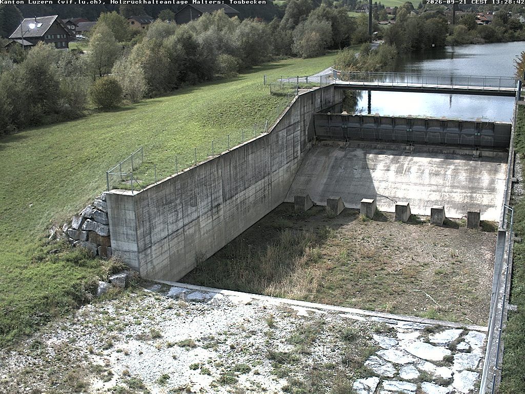 Malters: Tosbecken Holzrückhalt