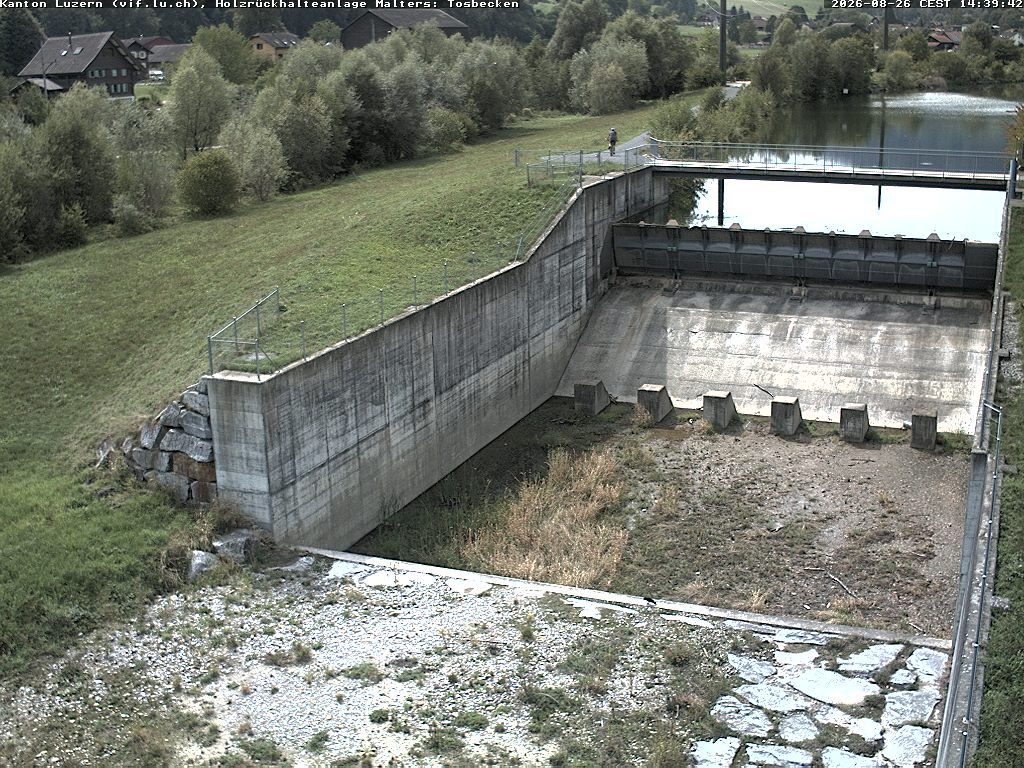 Malters: Tosbecken Holzrückhalt