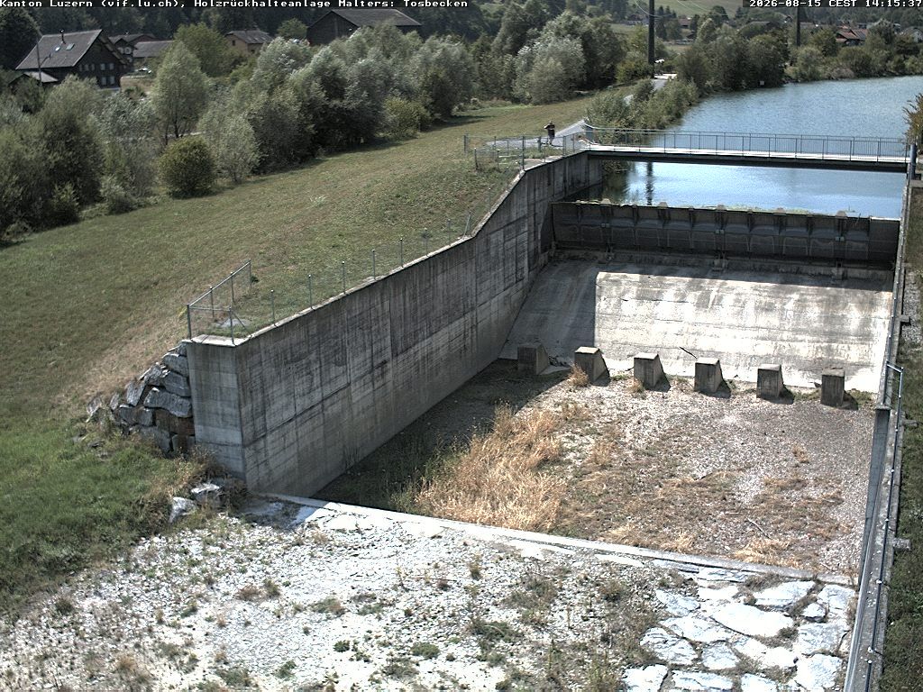 Malters: Tosbecken Holzrückhalt
