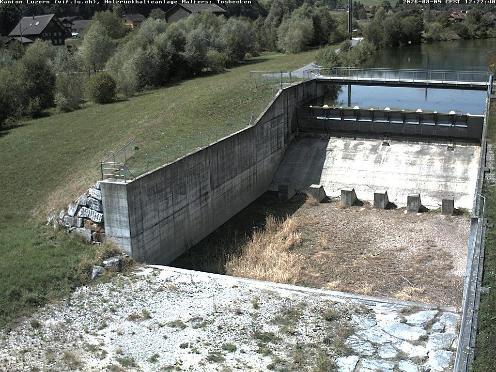 Malters: Tosbecken Holzrückhalt