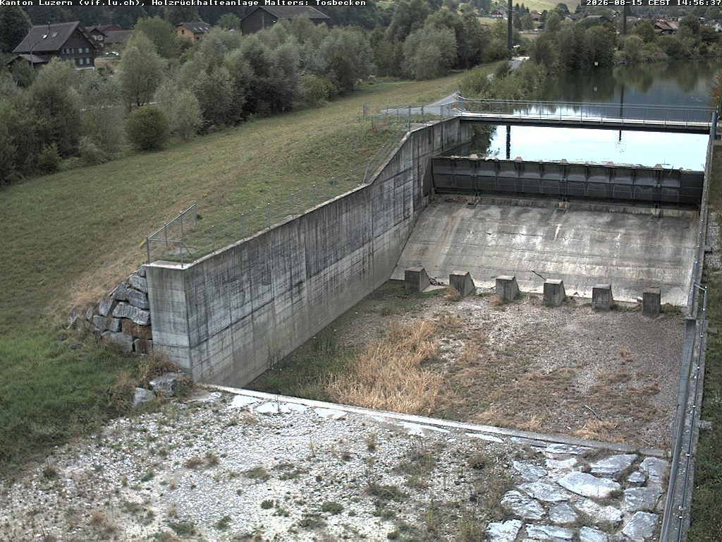Malters: Tosbecken Holzrückhalt