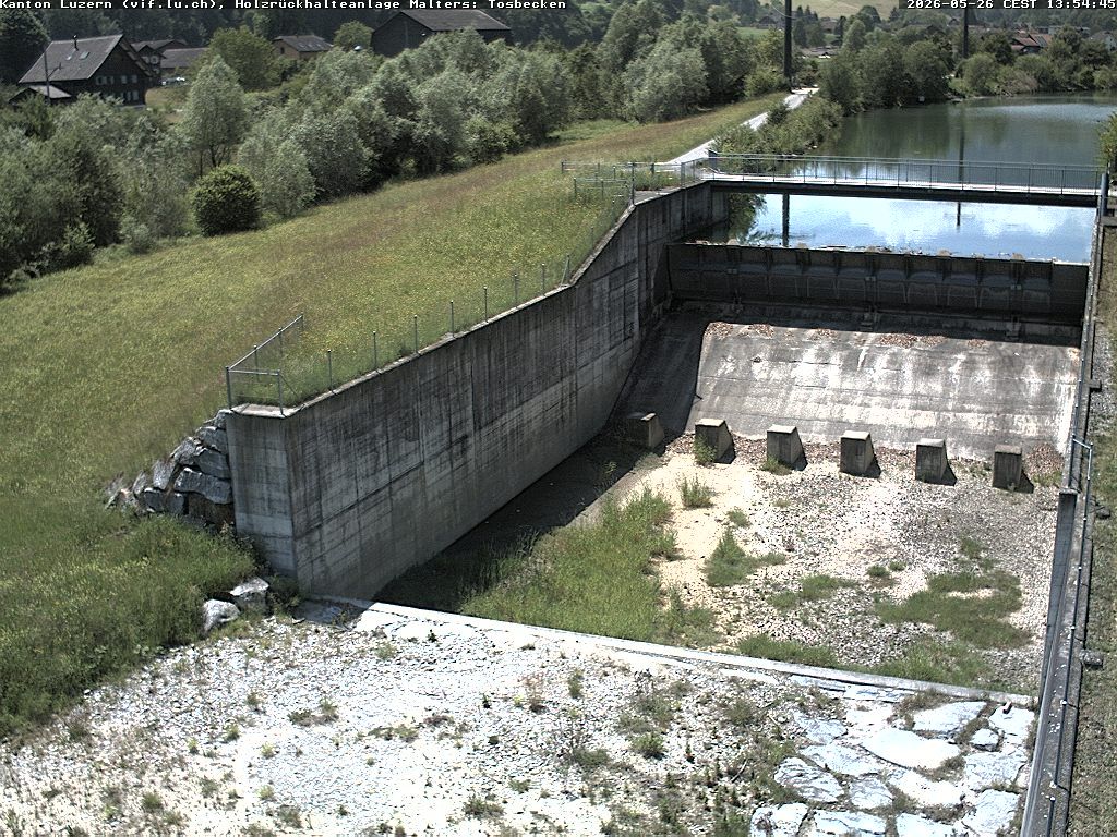 Malters: Tosbecken Holzrückhalt