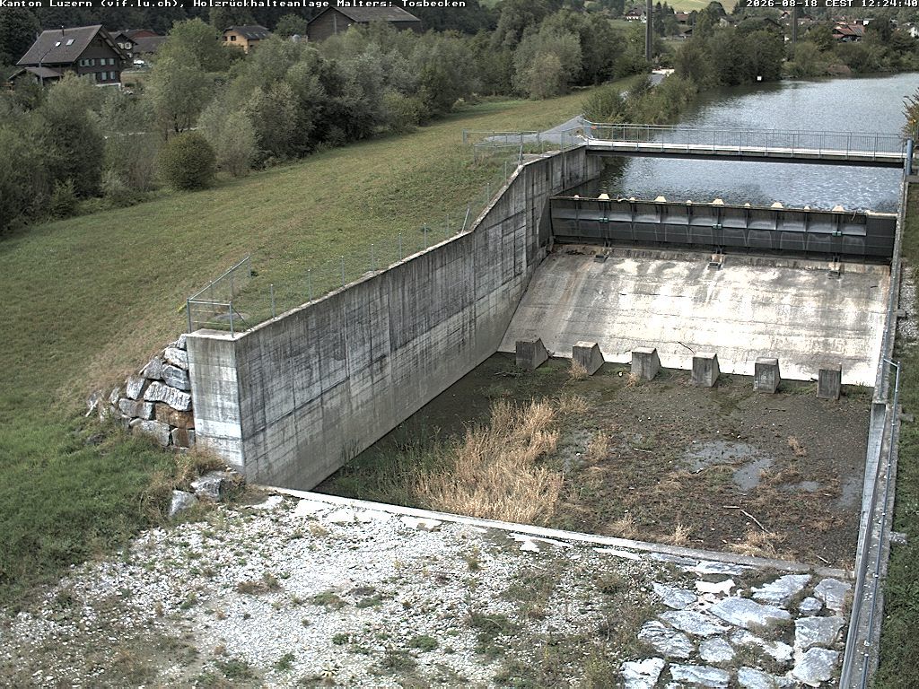 Malters: Tosbecken Holzrückhalt
