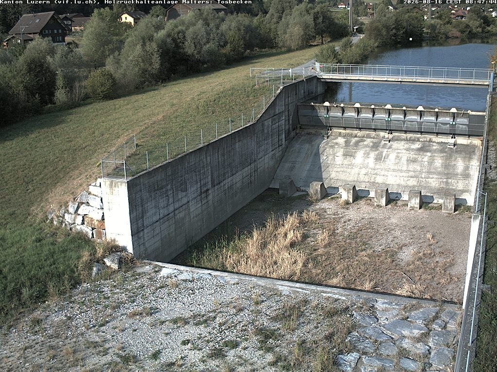 Malters: Tosbecken Holzrückhalt