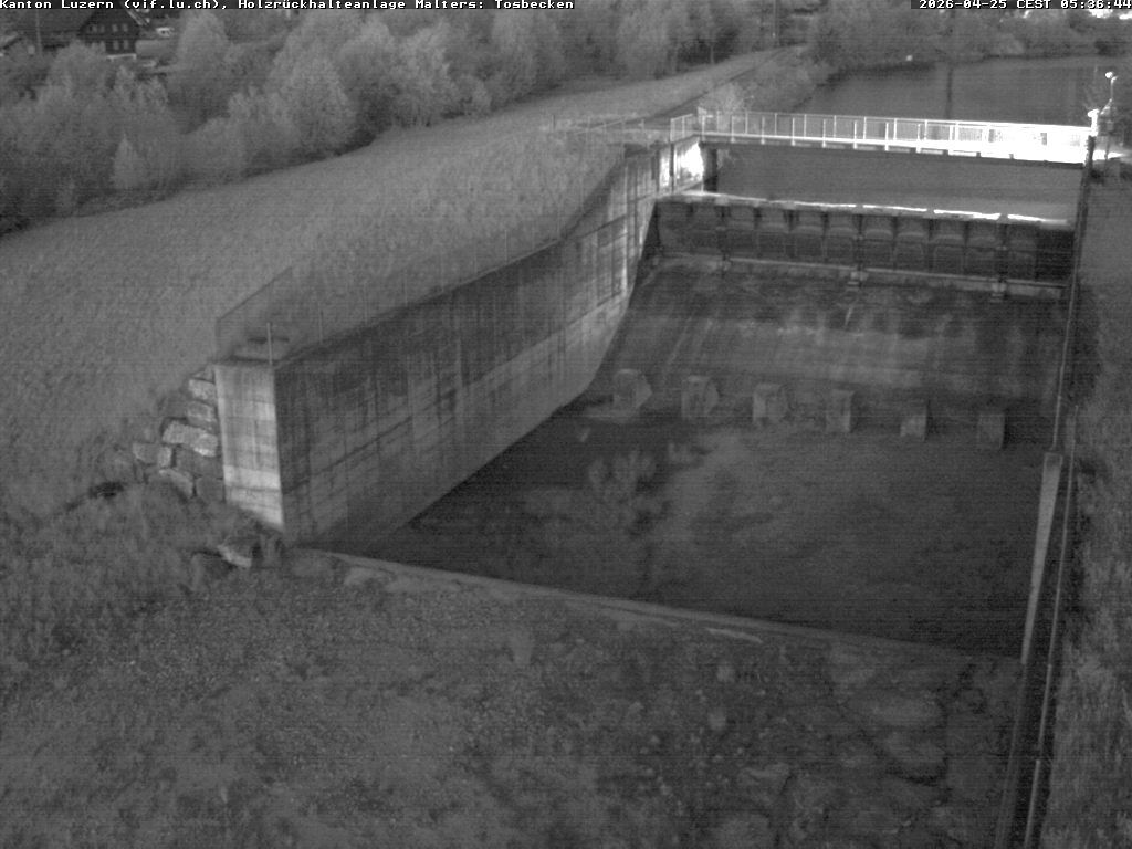 Malters: Tosbecken Holzrückhalt