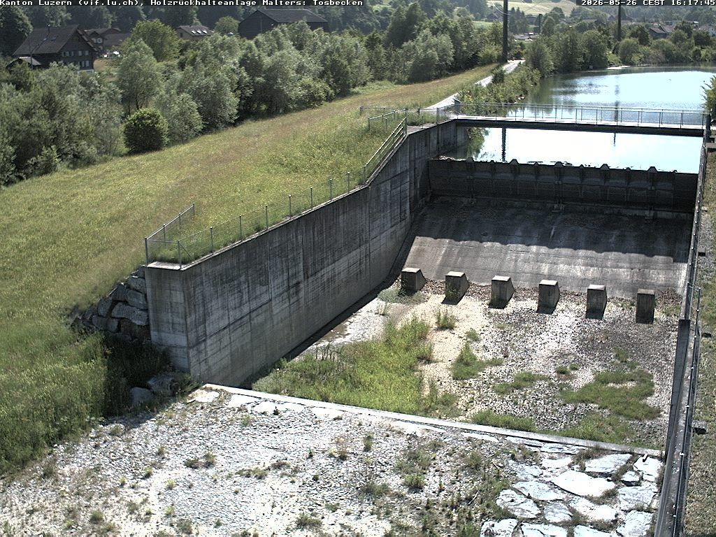 Malters: Tosbecken Holzrückhalt