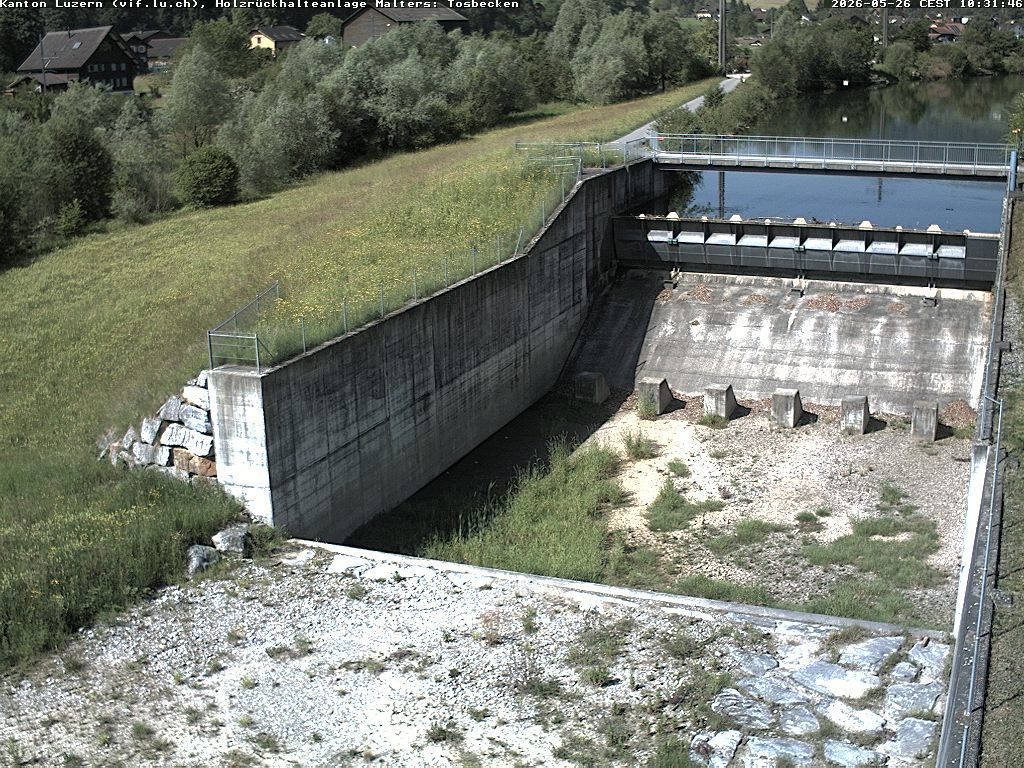 Malters: Tosbecken Holzrückhalt