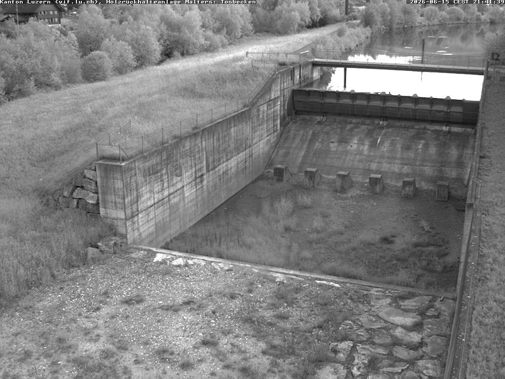 Malters: Tosbecken Holzrückhalt