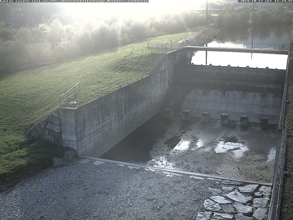 Malters: Tosbecken Holzrückhalt