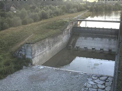 Malters: Tosbecken Holzrückhalt