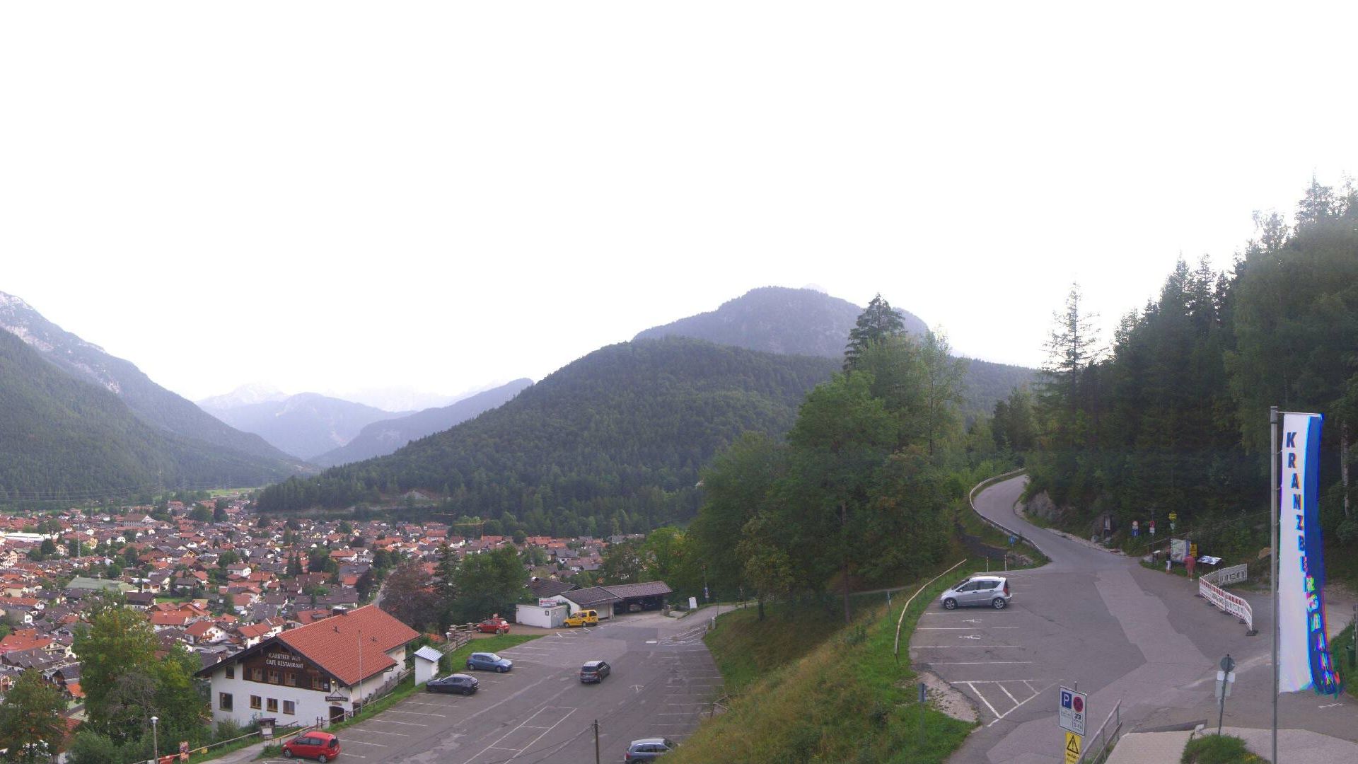 Traffic Cam Mittenwald: Alpenwelt Karwendel - Kranzbergbahn