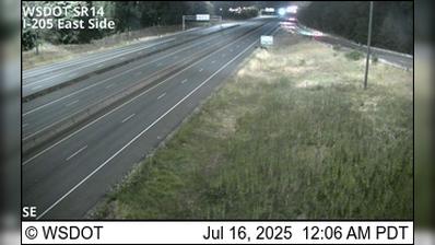 Ellsworth › West: I-205 at MP 27.1: SR-14 E Interchange Webcam