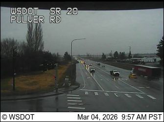 Traffic Cam Burlington: SR 20 at MP 58.7: Pulver Rd