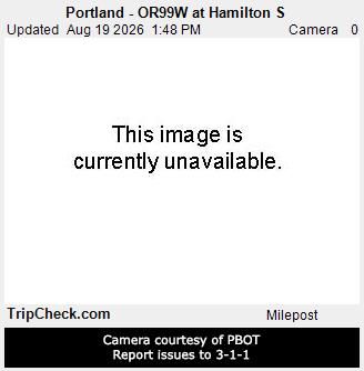 Traffic Cam Portland: ORE99W at Hamilton S