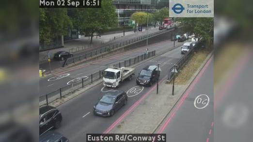 Traffic Cam London: Euston Rd/Conway St