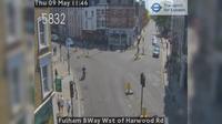 London: Fulham BWay Wst of Harwood Rd - Overdag