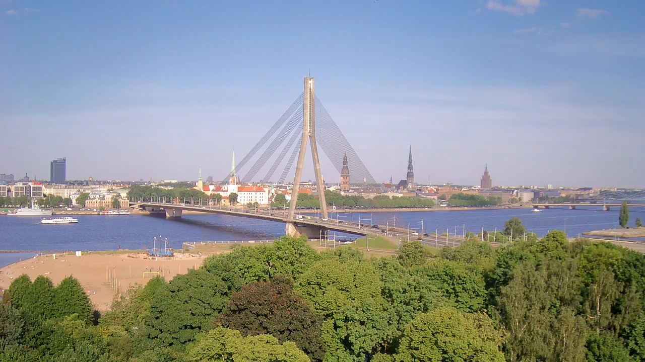 Traffic Cam Riga: Vanšu Bridge