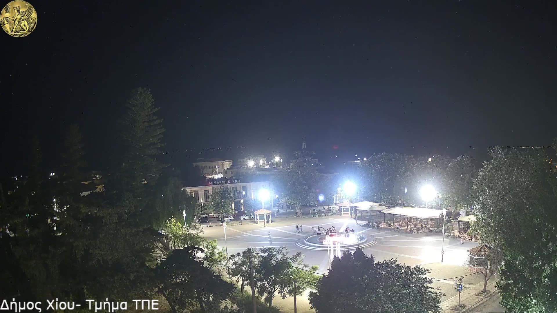 Traffic Cam Thymiana › North-East: Chios - Plateia Vounaki