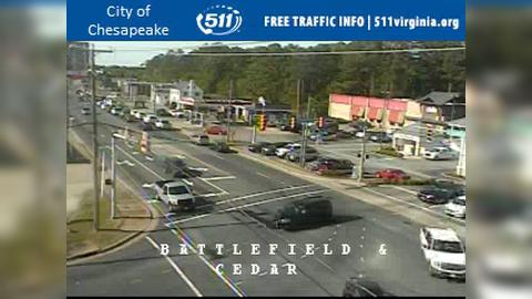 Traffic Cam Albemarle Terrace: Battlefield Blvd & Cedar Rd