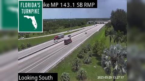 Traffic Cam Port St. Lucie: Tpke MM 143.1 - Ramp