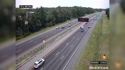Traffic Cam Jacksonville: I-10 W of Hammond Blvd