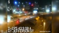 Tampa Heights: I-275 at Jefferson St - Current