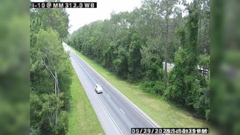 Traffic Cam Lake CIty: I-10 @ MM 312.0 WB
