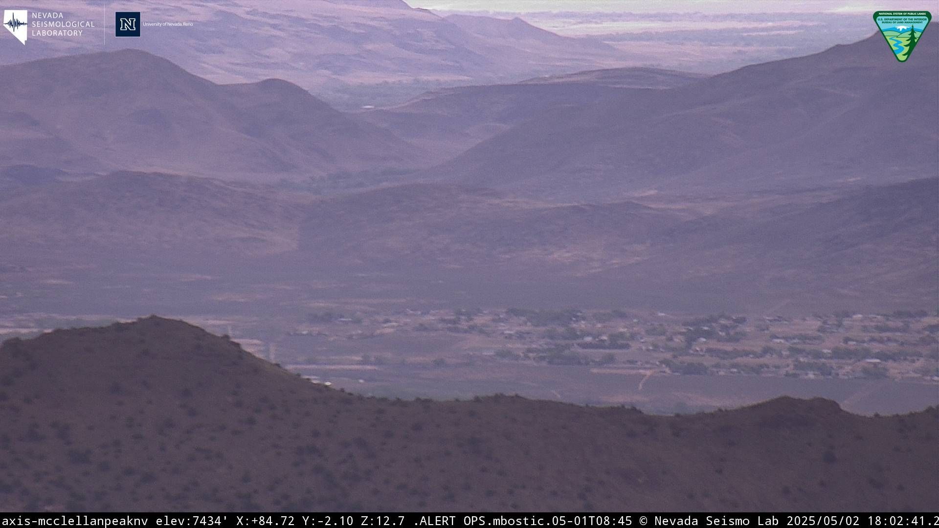 Traffic Cam New Washoe City: McClellan Peak