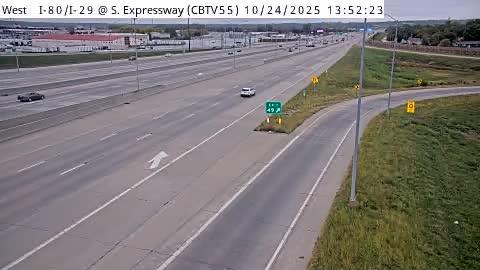 Traffic Cam Council Bluffs: CB - I-80/29 @ S Expressway St (55)