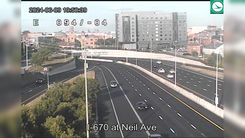 Traffic Cam Park Street District: I-670 at Neil Ave