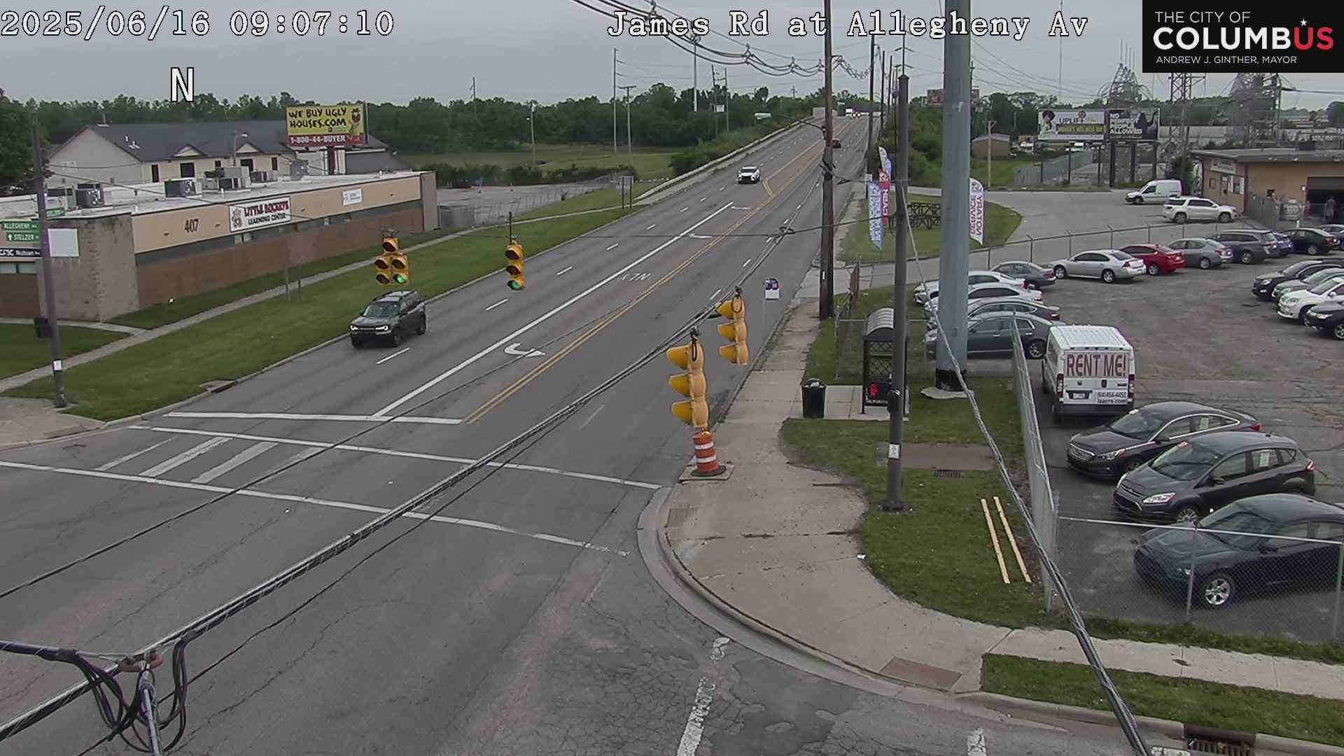 Traffic Cam Columbus: City of - James Rd at Allegheny Ave