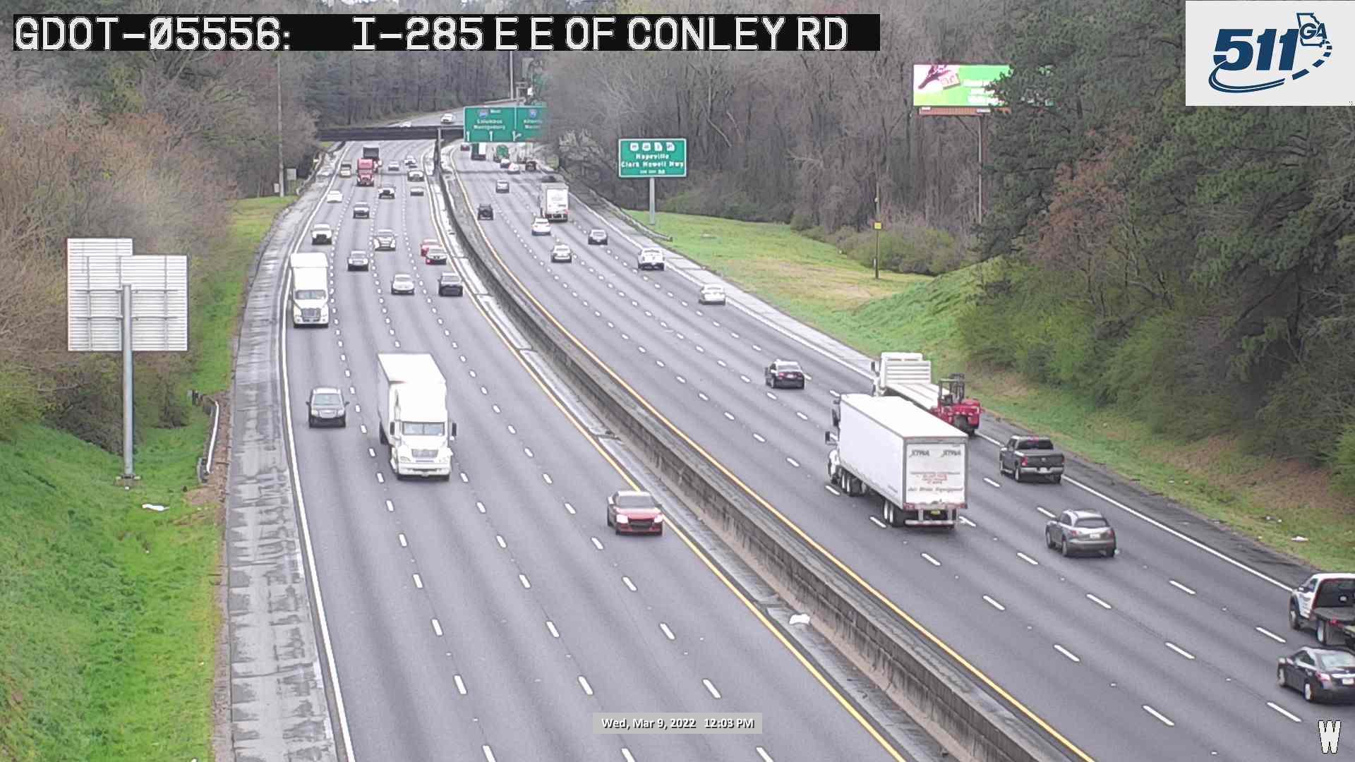 Traffic Cam GA-407 E / I-285 North East of Conley Rd