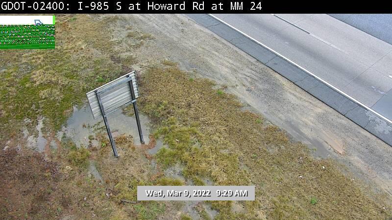 Traffic Cam Gainesville: GDOT-CAM-I-985 / US 23 S of Howard Rd