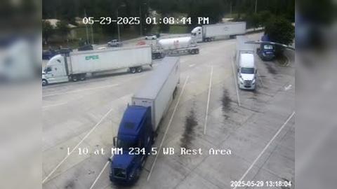 Traffic Cam Aucilla: MM 234.5 Rest Area WB